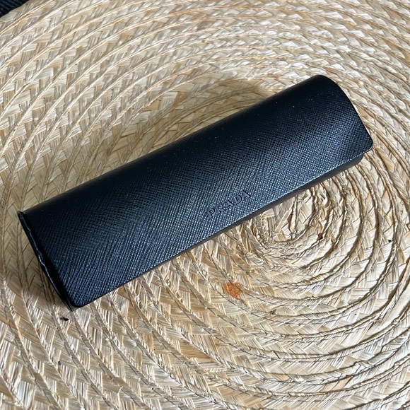 Prada Hardcover Flip Flop Top Protective Eyeglasses Case - Picture 6 of 10